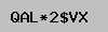 QAL*2$VX